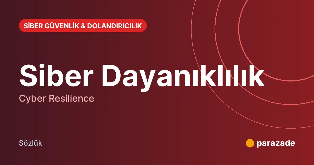 Siber Dayanıklılık nedir?
