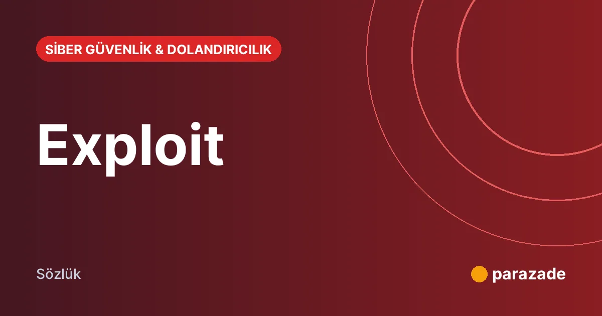 Exploit nedir?