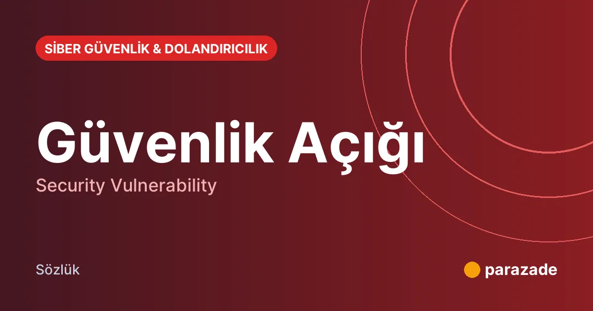 Güvenlik Açığı nedir?