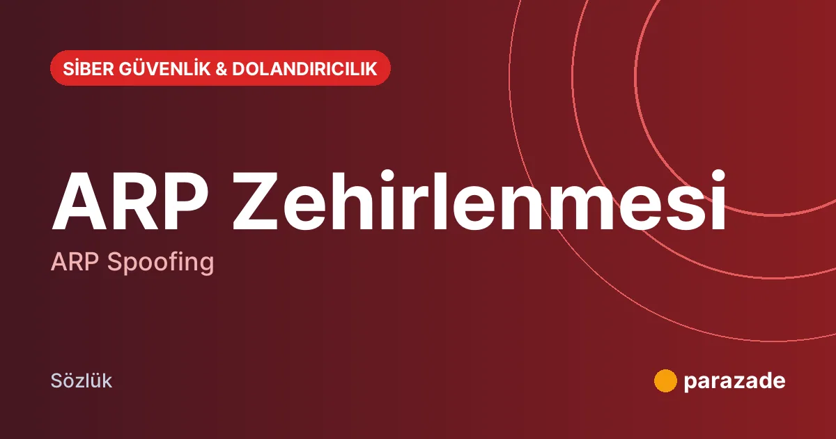 ARP Zehirlenmesi nedir?