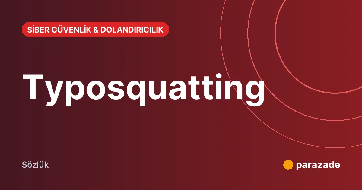 Typosquatting nedir?