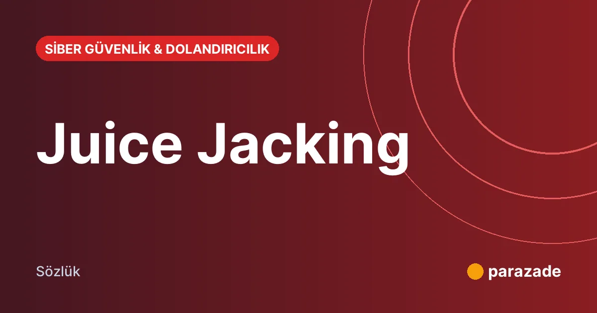 Juice Jacking nedir?