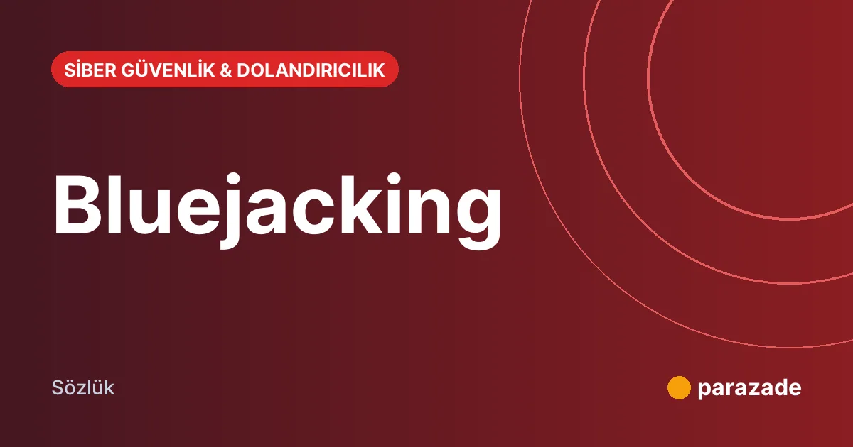 Bluejacking nedir?