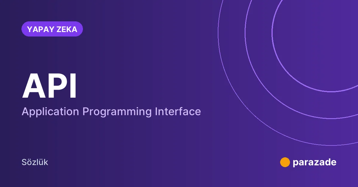 API nedir?