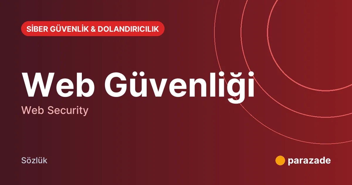Web Güvenliği nedir?