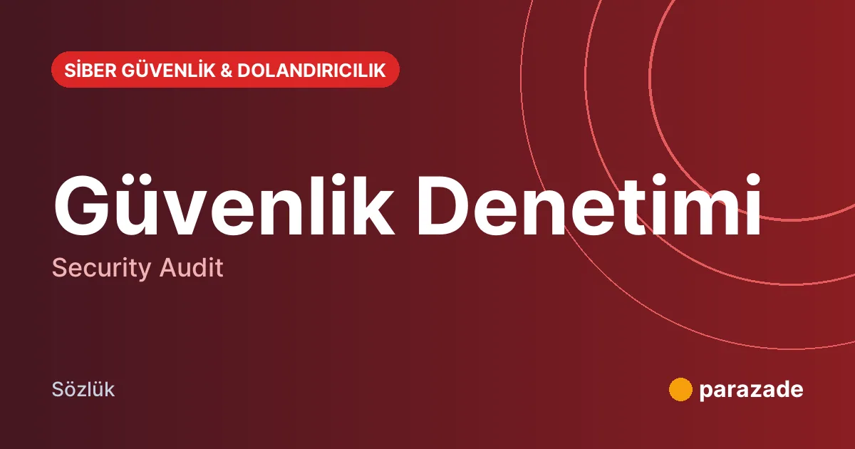 Güvenlik Denetimi nedir?