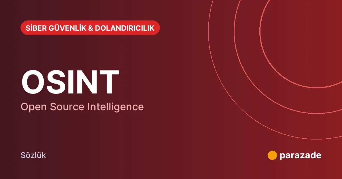 OSINT nedir?