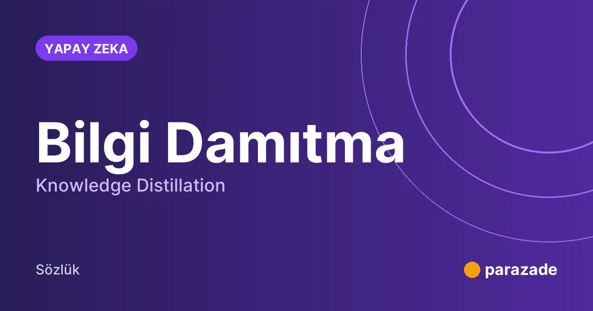 Bilgi Damıtma nedir?