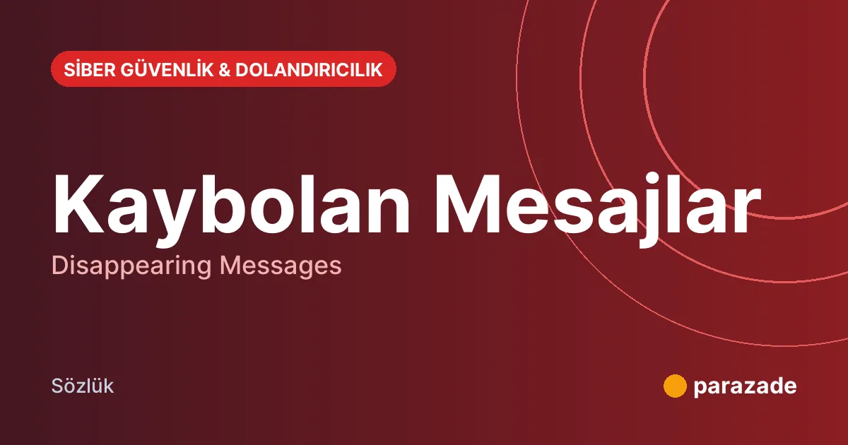 Kaybolan Mesajlar nedir?