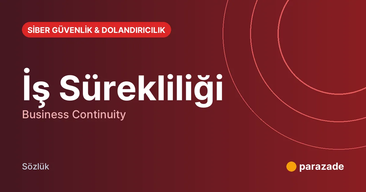 İş Sürekliliği nedir?