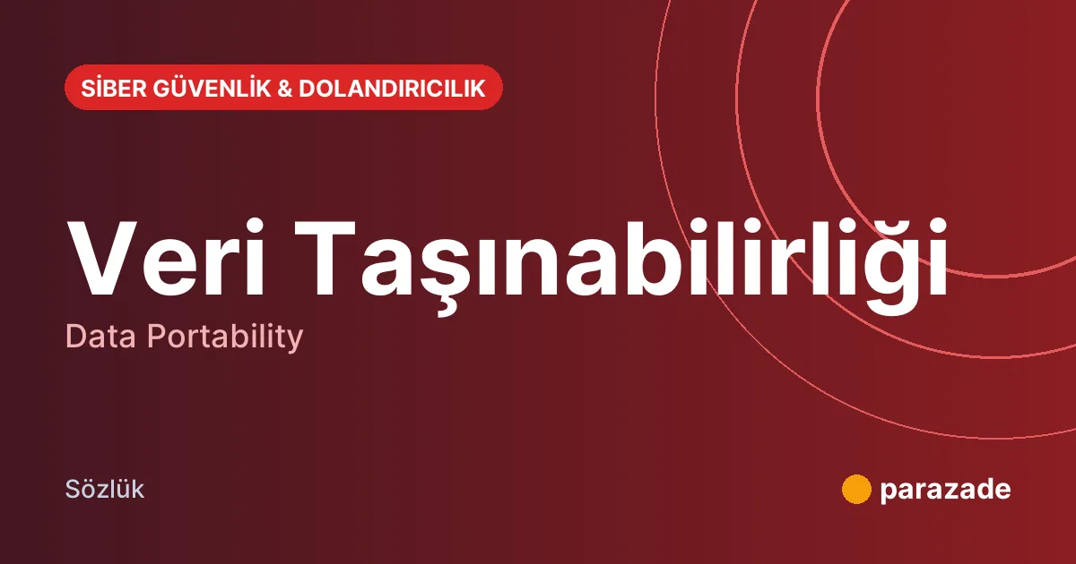 Veri Taşınabilirliği nedir?