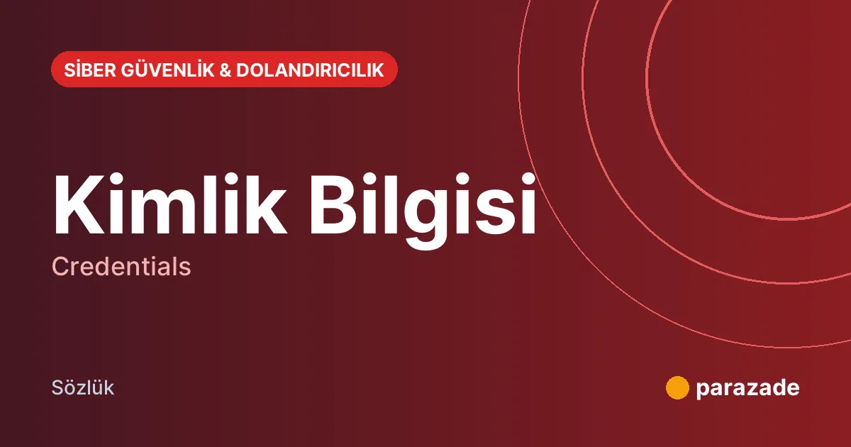 Kimlik Bilgisi nedir?