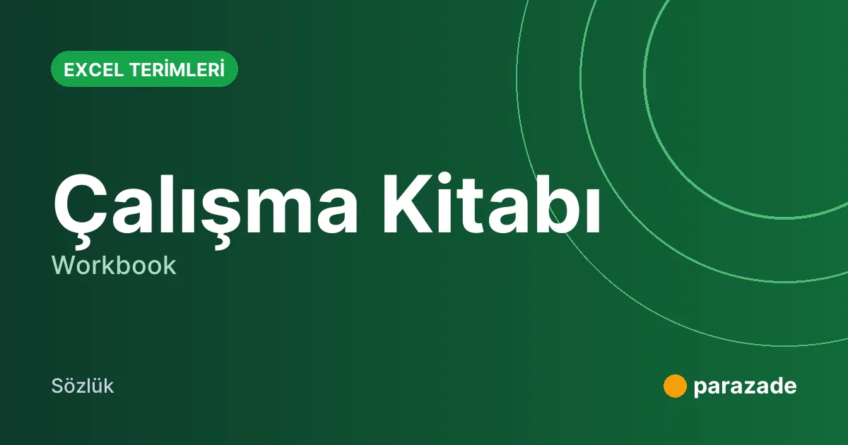 Çalışma Kitabı nedir?