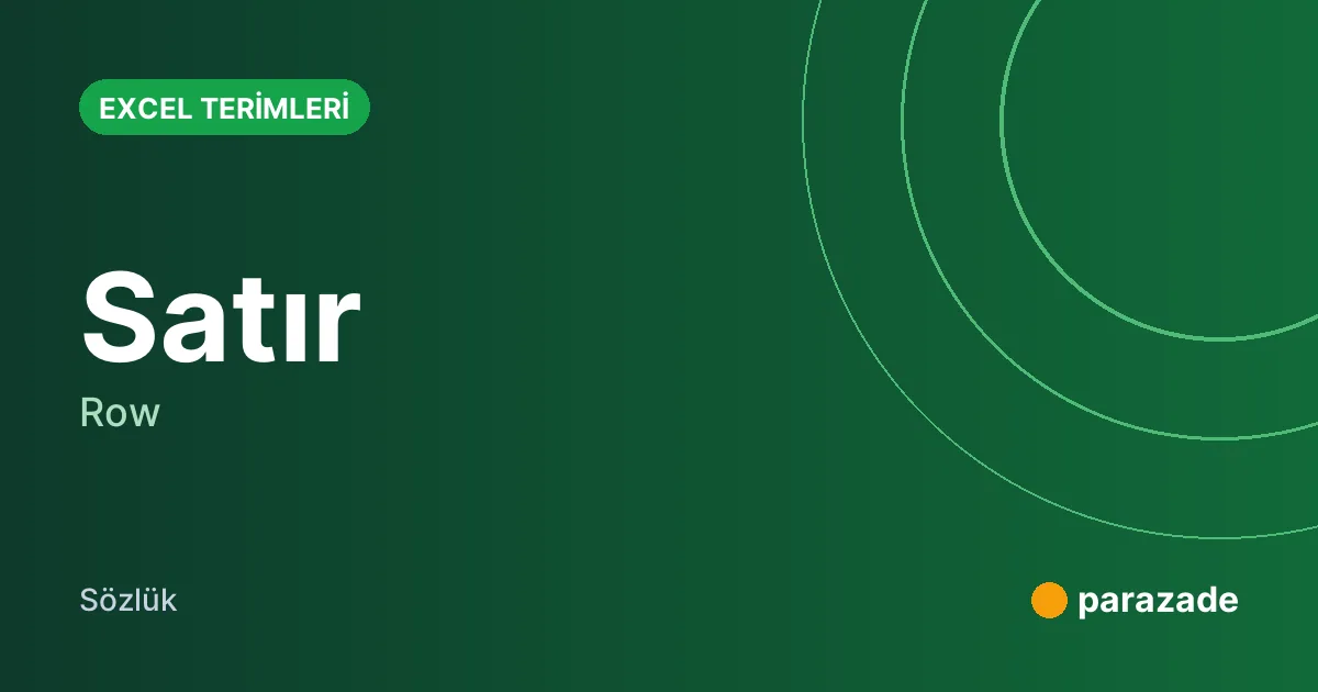 Satır nedir?