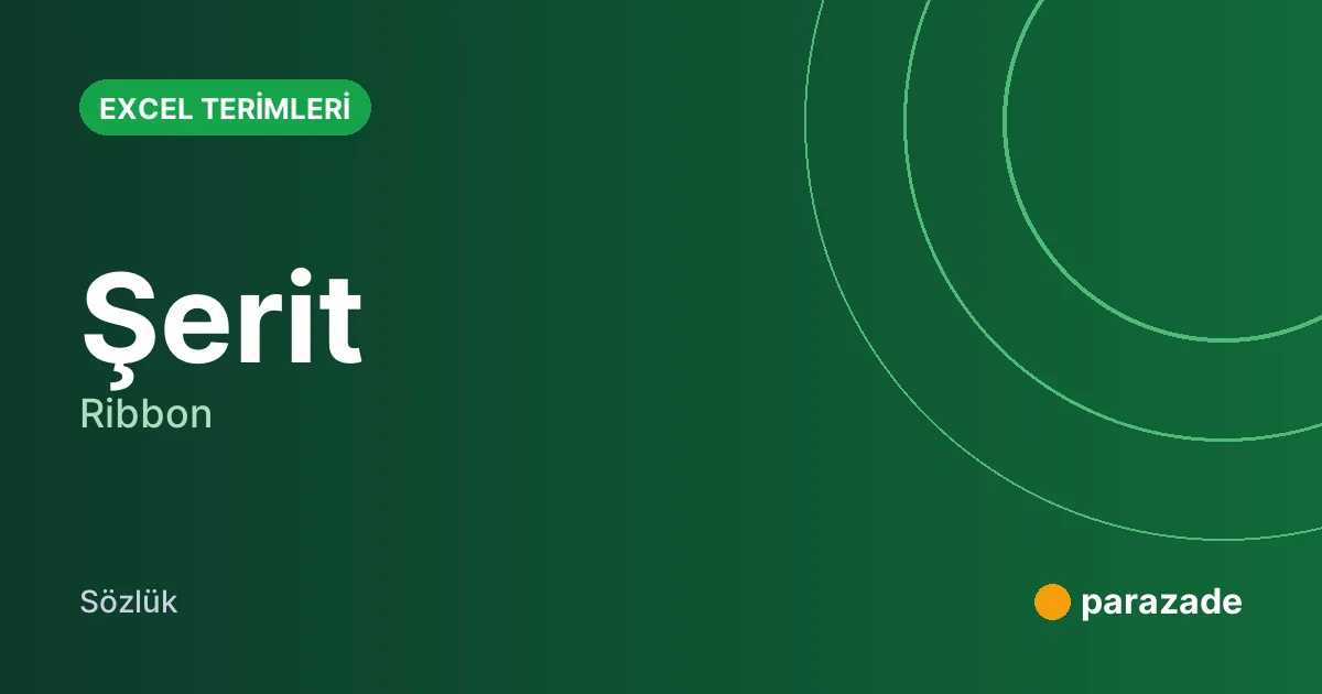 Şerit nedir?