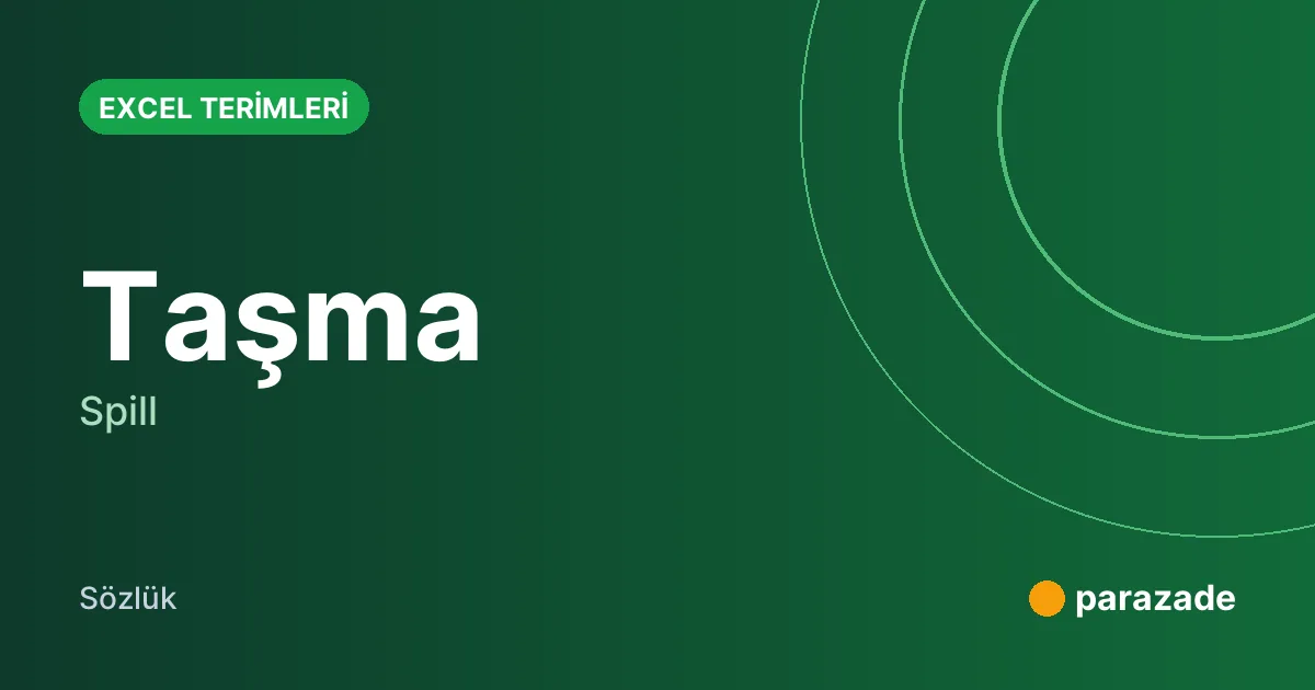 Taşma nedir?