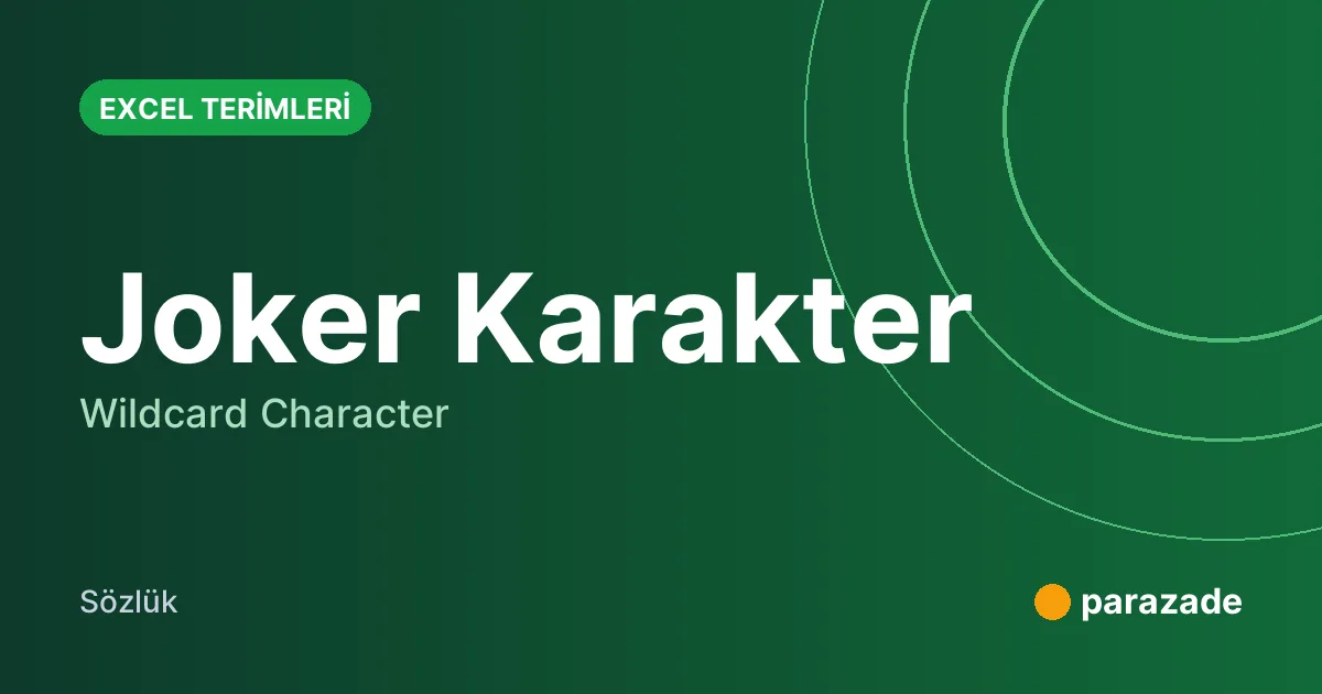 Joker Karakter nedir?