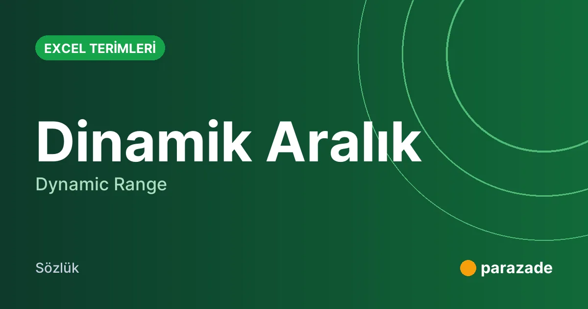 Dinamik Aralık nedir?