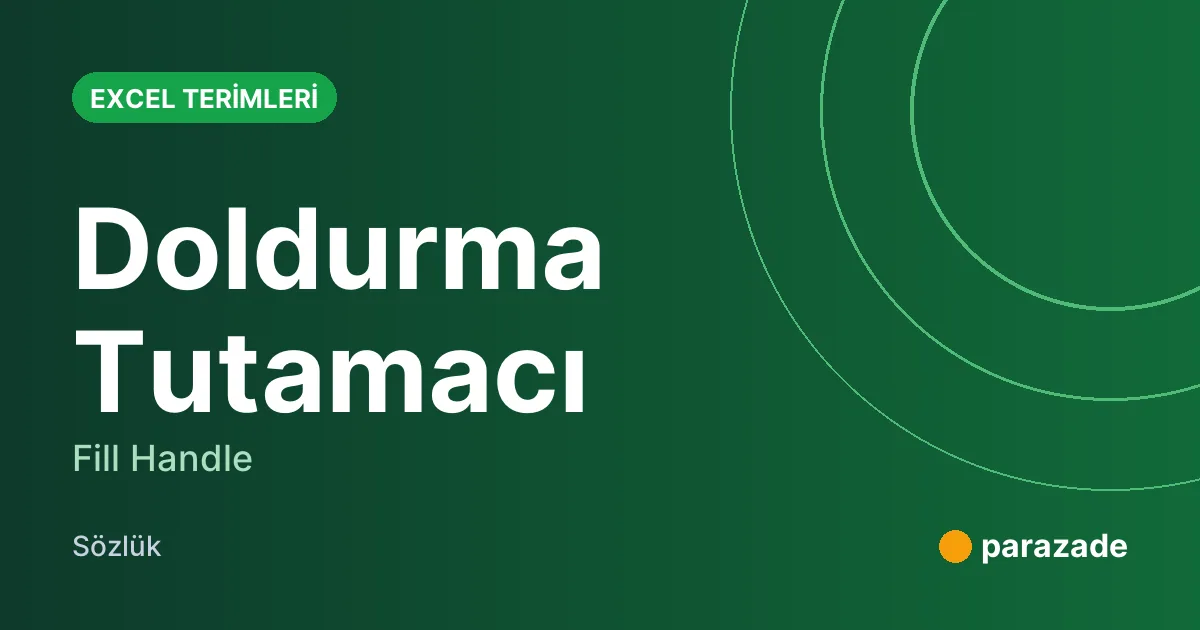Doldurma Tutamacı nedir?