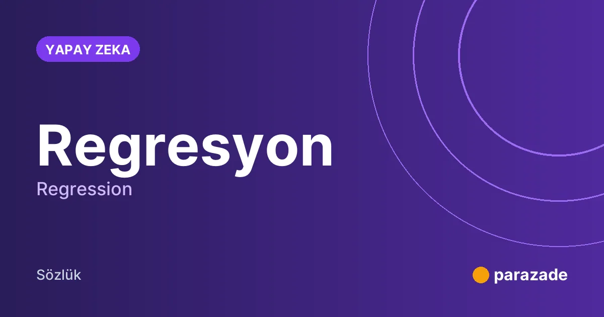 Regresyon nedir?