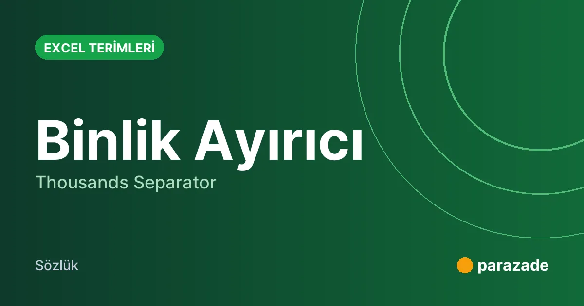 Binlik Ayırıcı nedir?