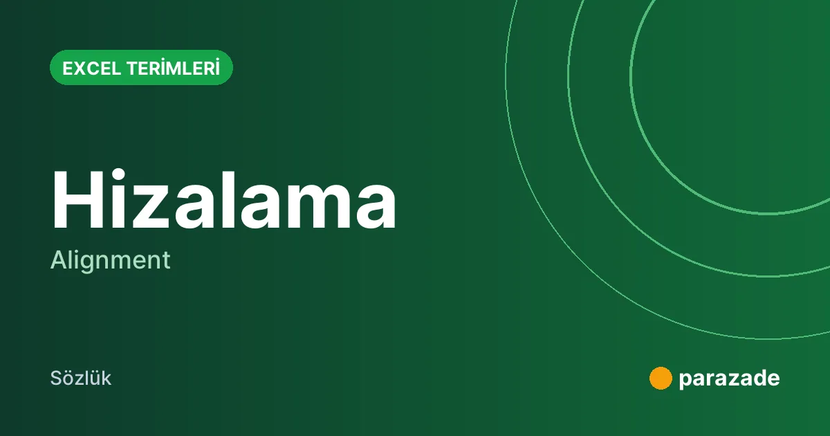 Hizalama nedir?