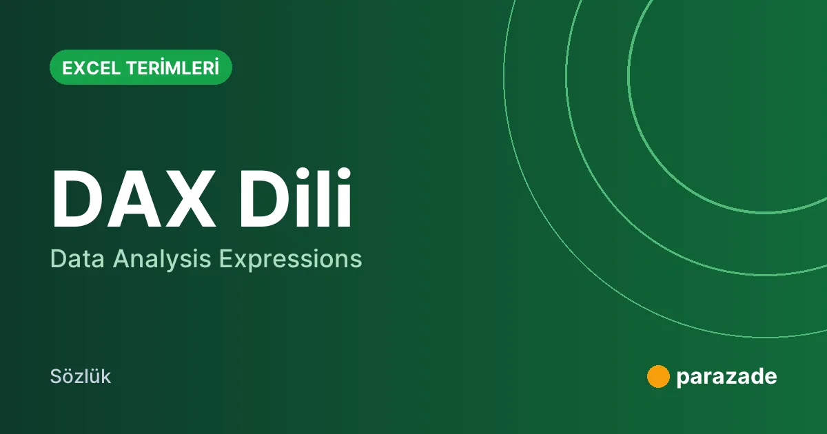 DAX Dili nedir?
