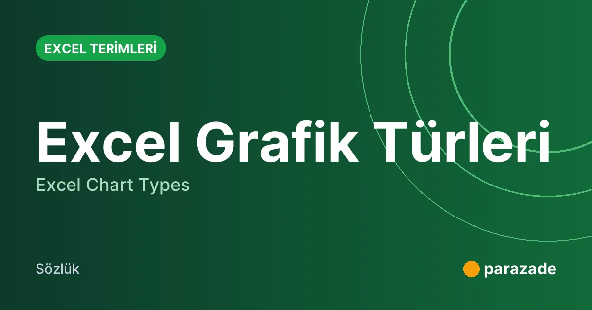 Excel Grafik Türleri nedir?