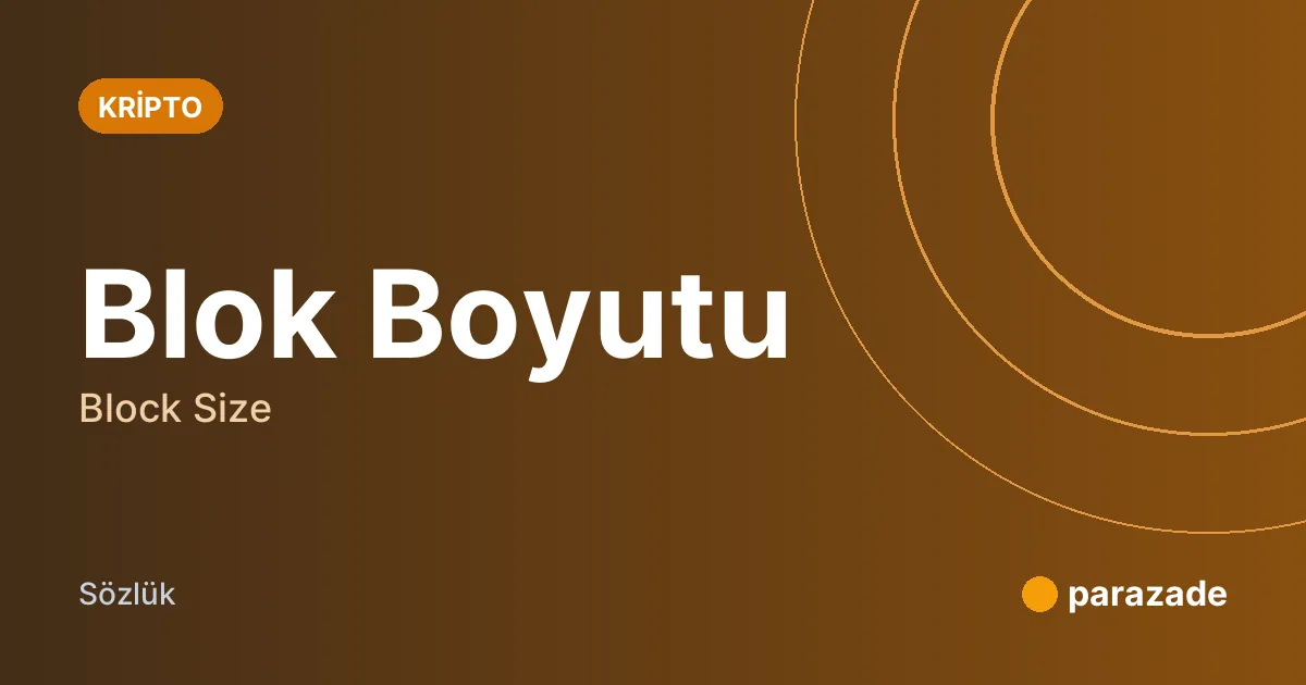 Blok Boyutu nedir?