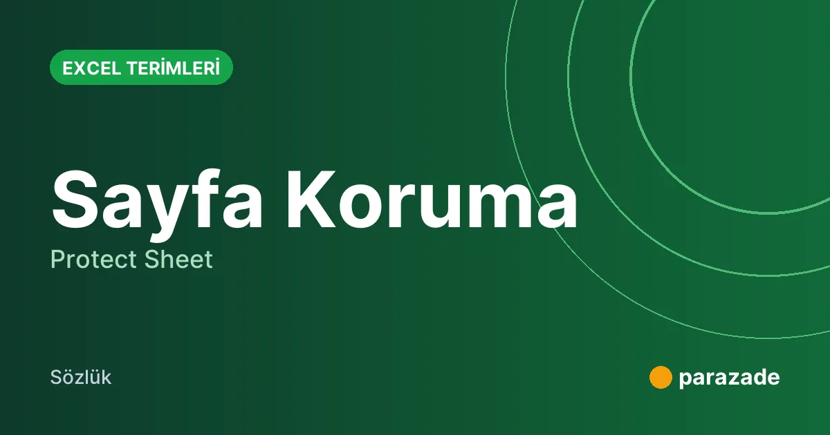 Sayfa Koruma nedir?