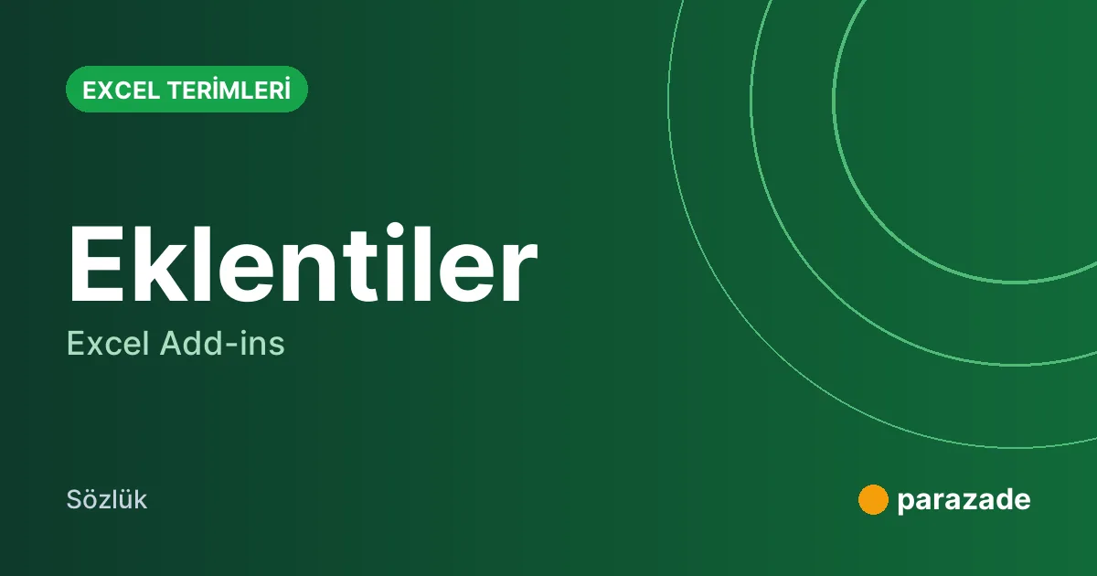 Eklentiler nedir?