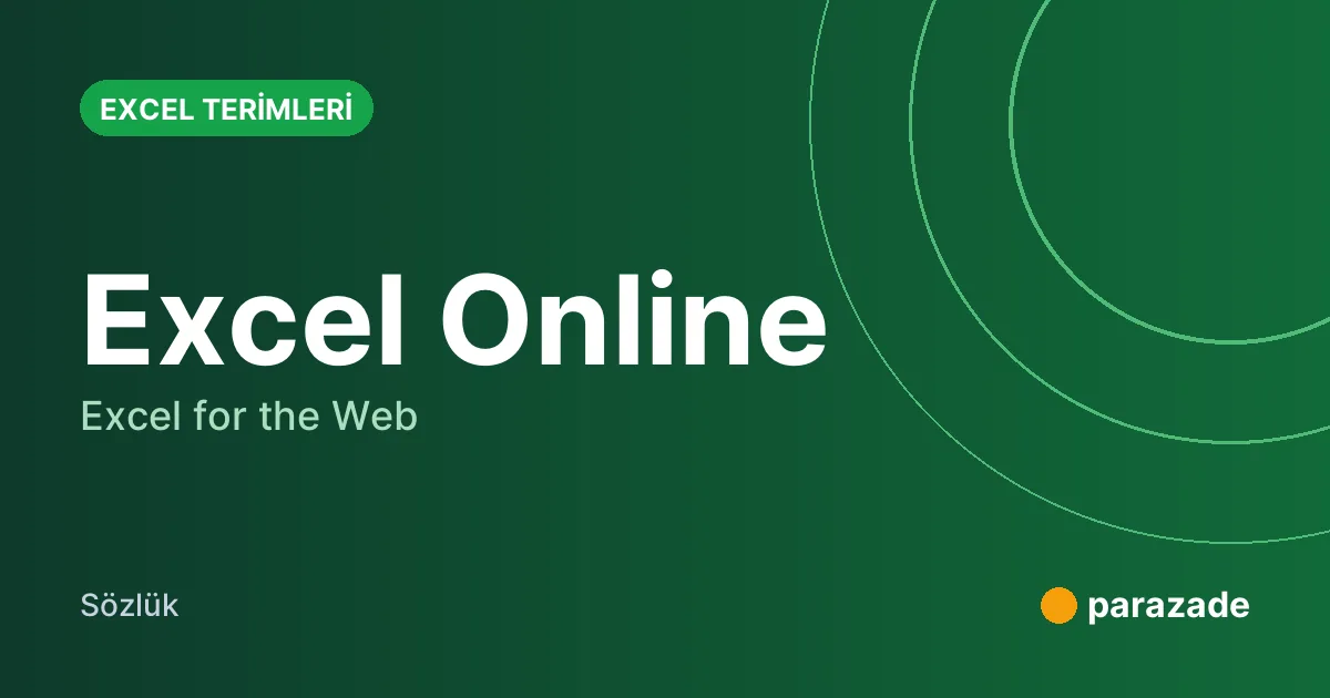 Excel Online nedir?