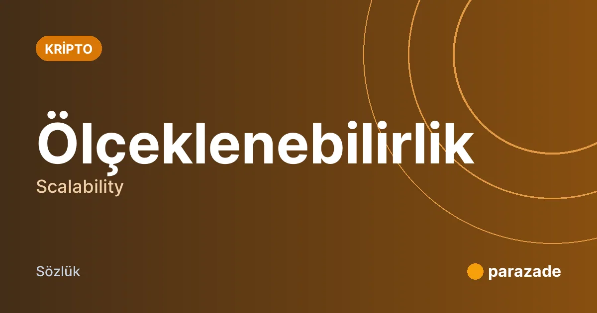 Ölçeklenebilirlik nedir?