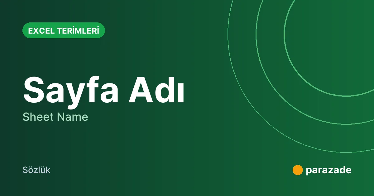 Sayfa Adı nedir?