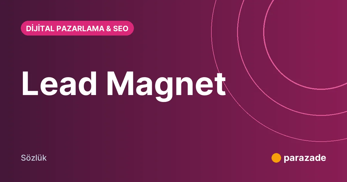 Lead Magnet nedir?