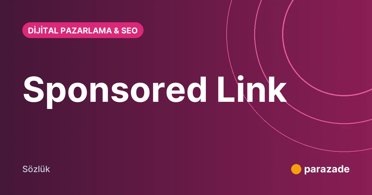 Sponsored Link nedir?
