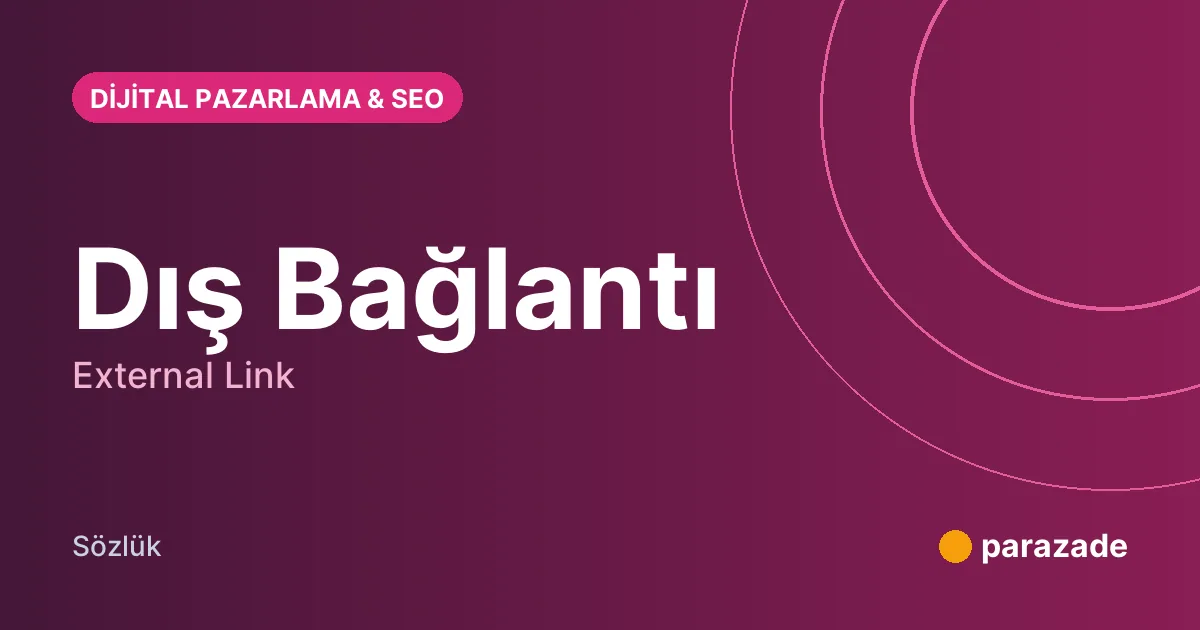 Dış Bağlantı nedir?