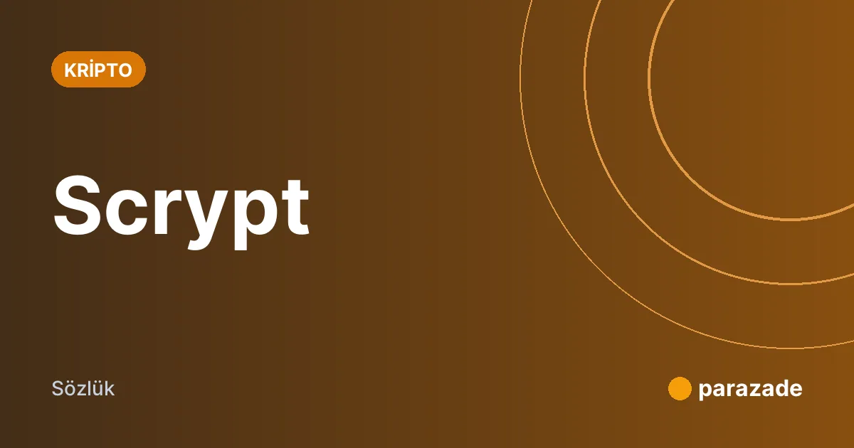 Scrypt nedir?