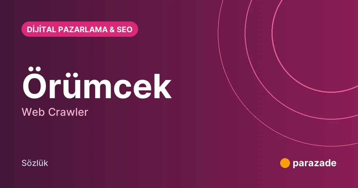 Örümcek nedir?