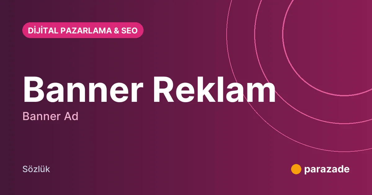 Banner Reklam nedir?