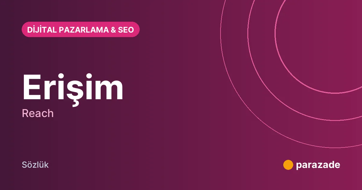 Erişim nedir?