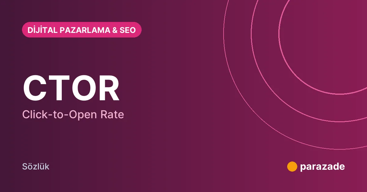 CTOR nedir?