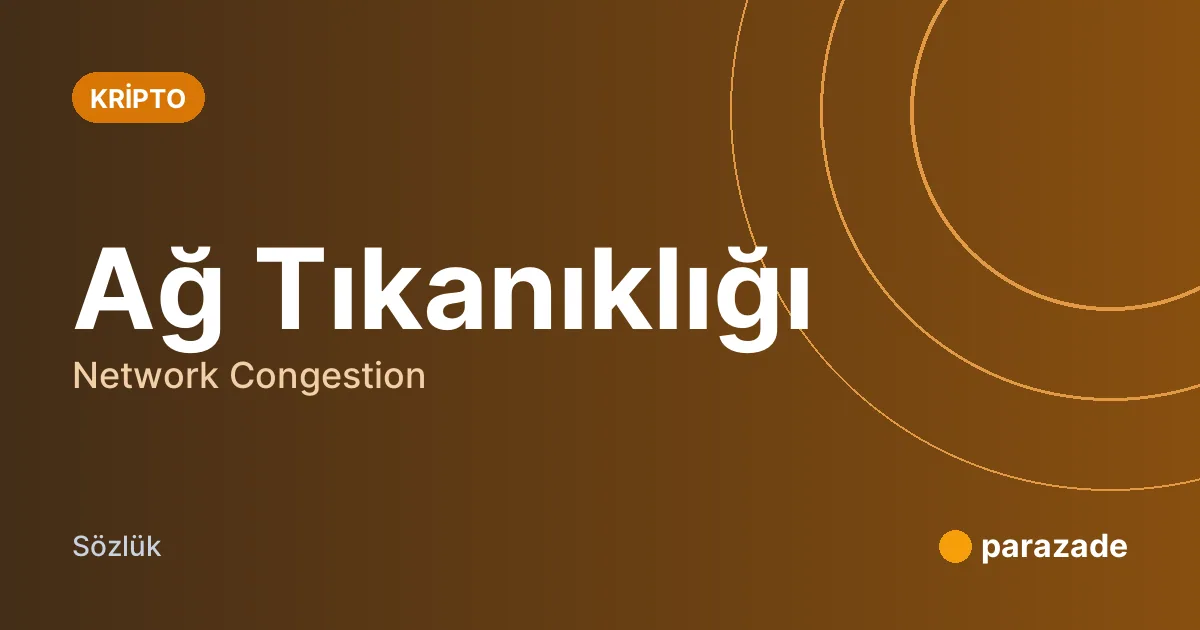 Ağ Tıkanıklığı nedir?