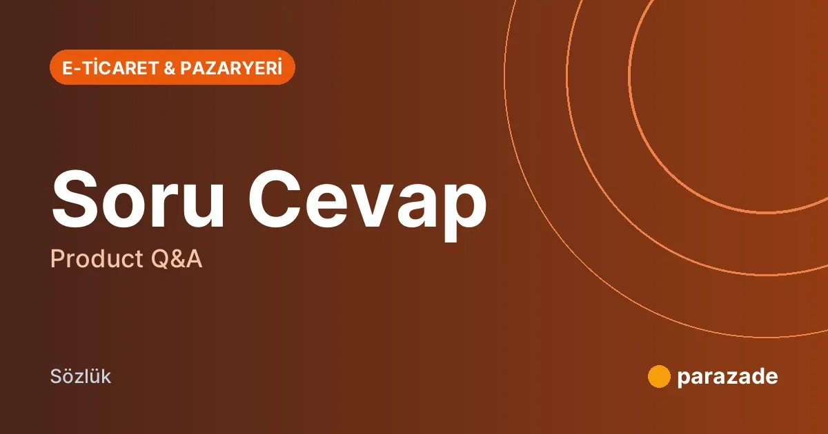 Soru Cevap nedir?