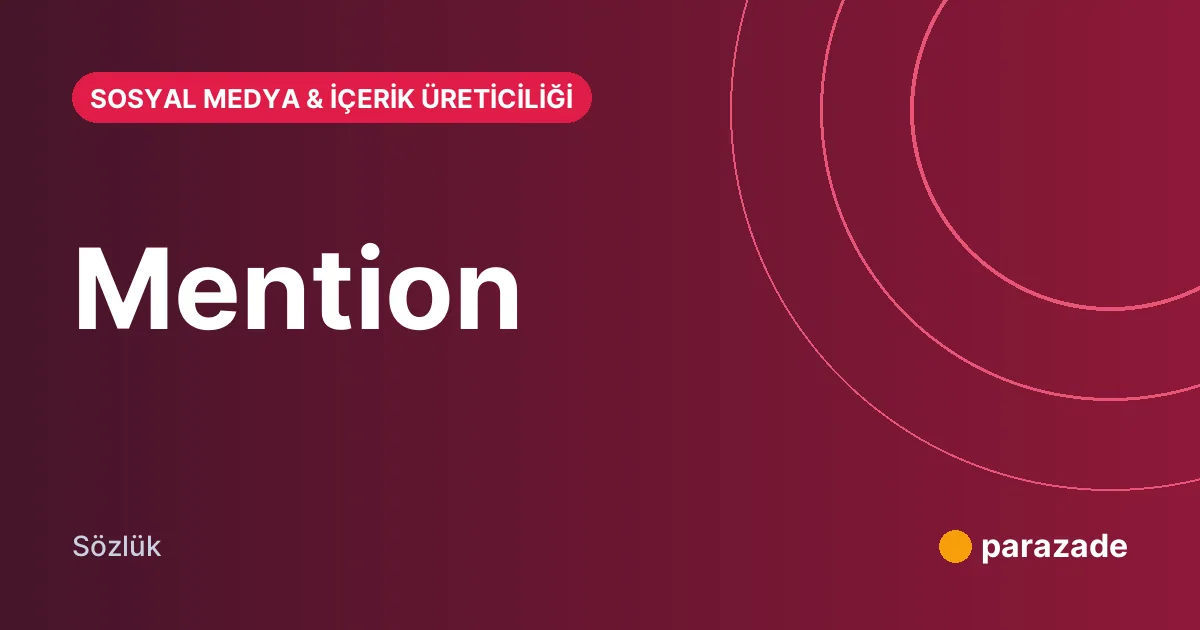 Mention nedir?