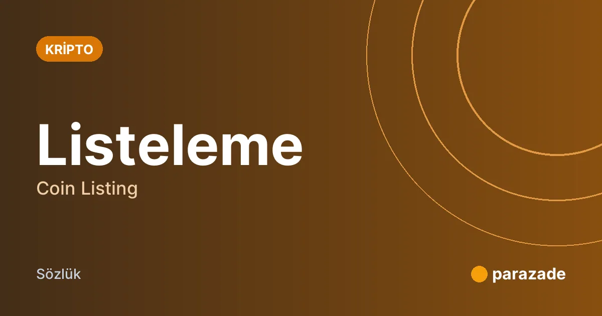 Listeleme nedir?