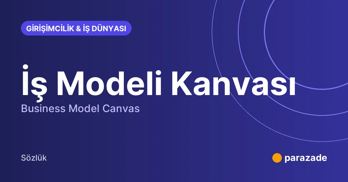 İş Modeli Kanvası nedir?
