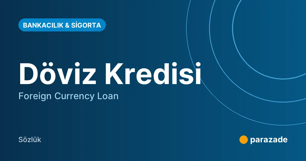 Döviz Kredisi nedir?