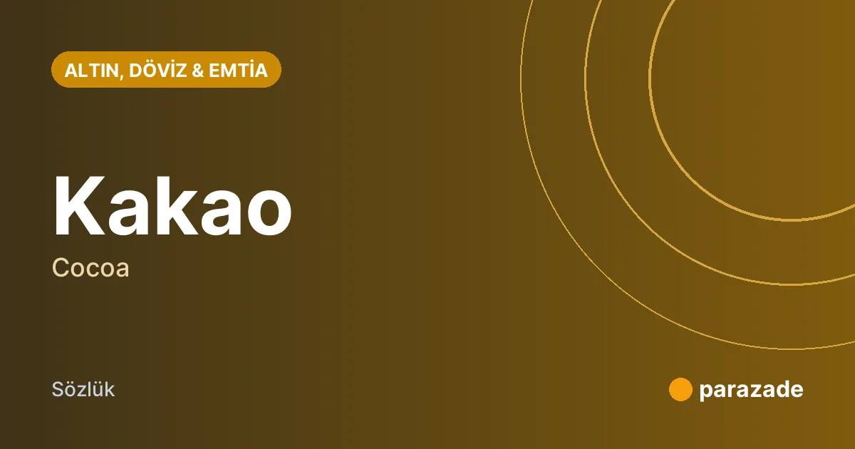 Kakao nedir?