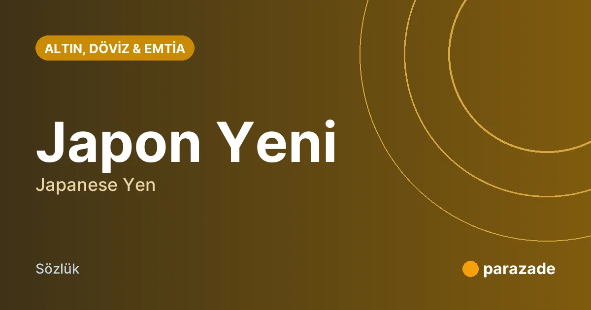 Japon Yeni nedir?